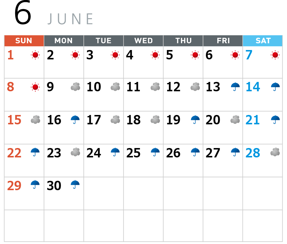 6月